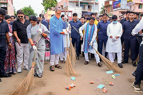 Cleanness drive before Rath Yatra festival